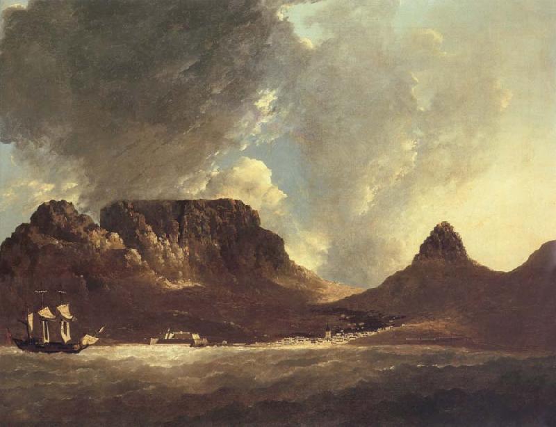 unknow artist A View of the Cape of Good Hope,taken on the spot,from on board the Resolution,capt,coode,November 1772 France oil painting art